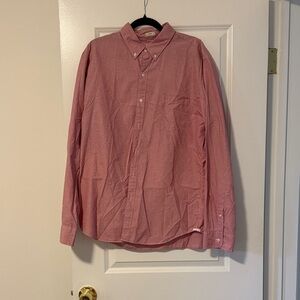 J. Crew Men's Casual Rose Button-Down Shirt